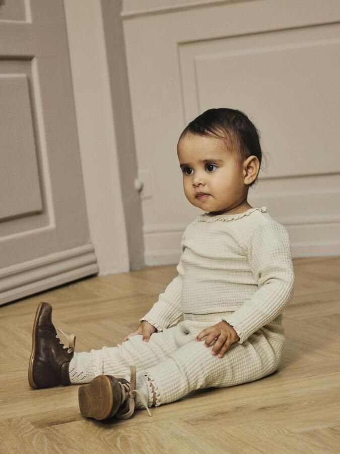 LIL' ATELIER Baby Rompers Nbfosanne Ls Slim Body Lil Creme