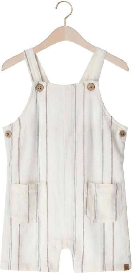 LIL' ATELIER Baby Broeken Nbmjeran Loose Short Overall Lil Ecru