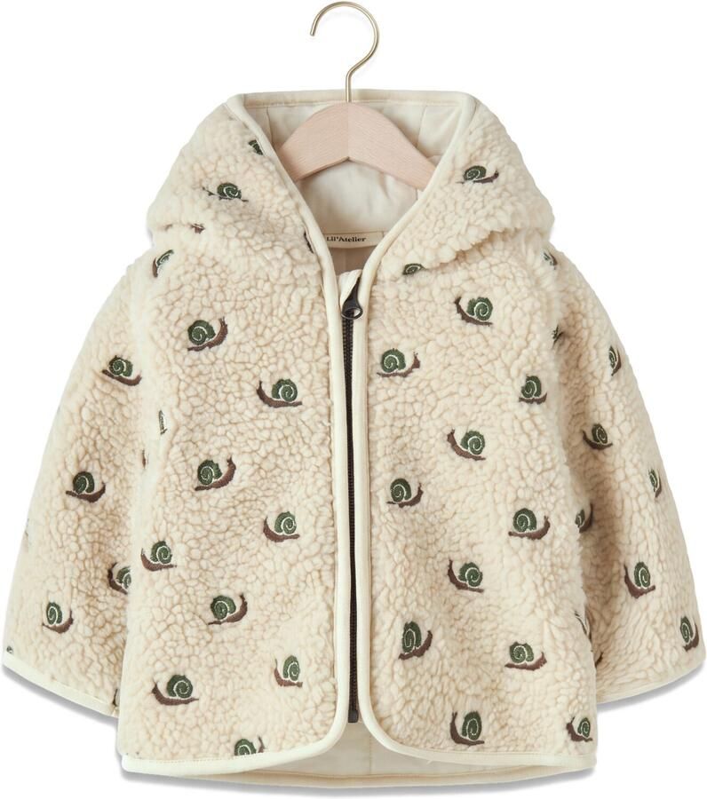 LIL' ATELIER Baby Jassen Nbmnalo Sui Loose Sherpa Jacket Lil Creme