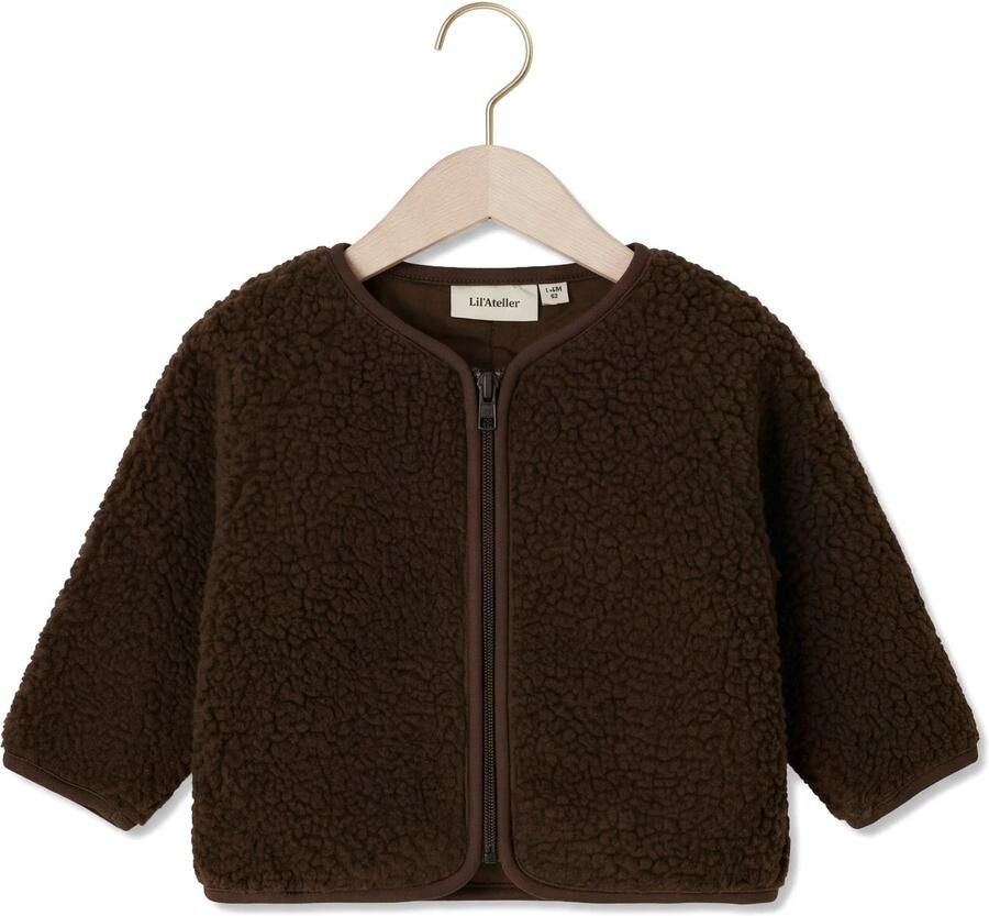 LIL' ATELIER Baby Jassen Nbnnalo Bia Loose Sherpa Jacket Lil Bruin