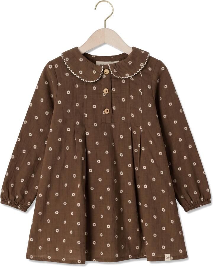 LIL' ATELIER Baby Jurken Nbfhulla Ls Loose Body Dress Lil Bruin