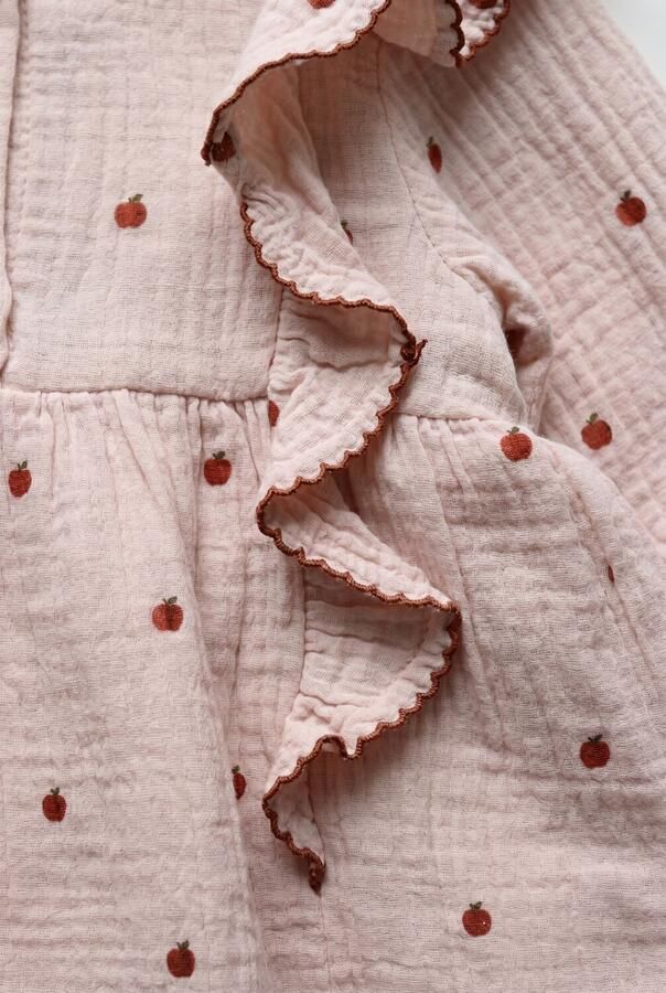 LIL' ATELIER Baby Jurken Nbfkamma Ls Loose Body Dress Lil Lichtroze - Foto 3