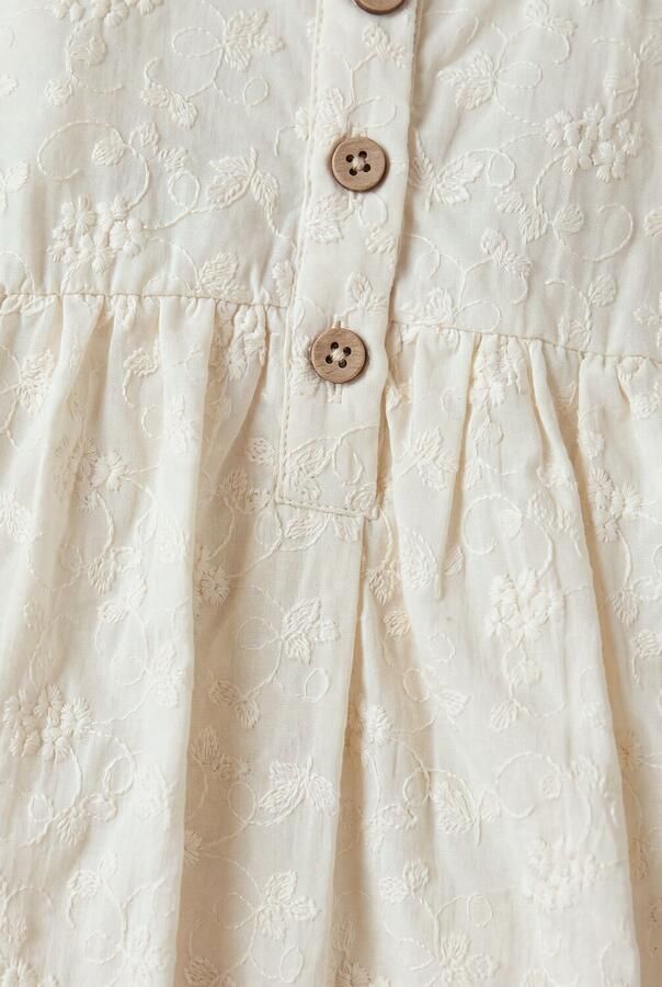 LIL' ATELIER Baby Jurken Nbfrenna Ls Loose Body Dress Lil Creme