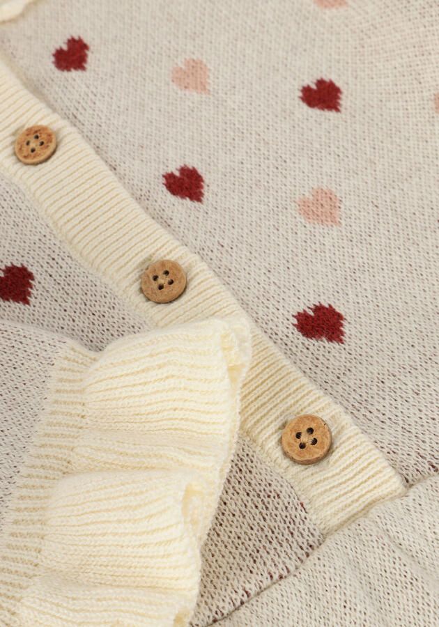 LIL' ATELIER Baby Jurken Nmfsaran Ls Knit Dress Heart Beige