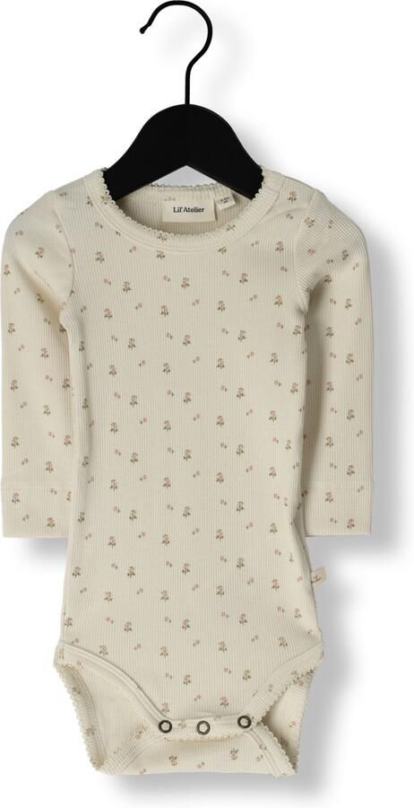 LIL' ATELIER Baby Rompers Nbfgago Ls Slim Body Lil Noos Beige - Foto 3