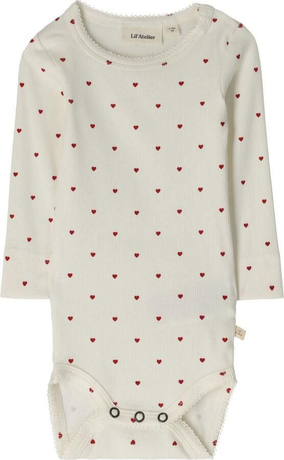 LIL' ATELIER Baby Rompers Nbfgago Ls Slim Body Lil Noos Creme