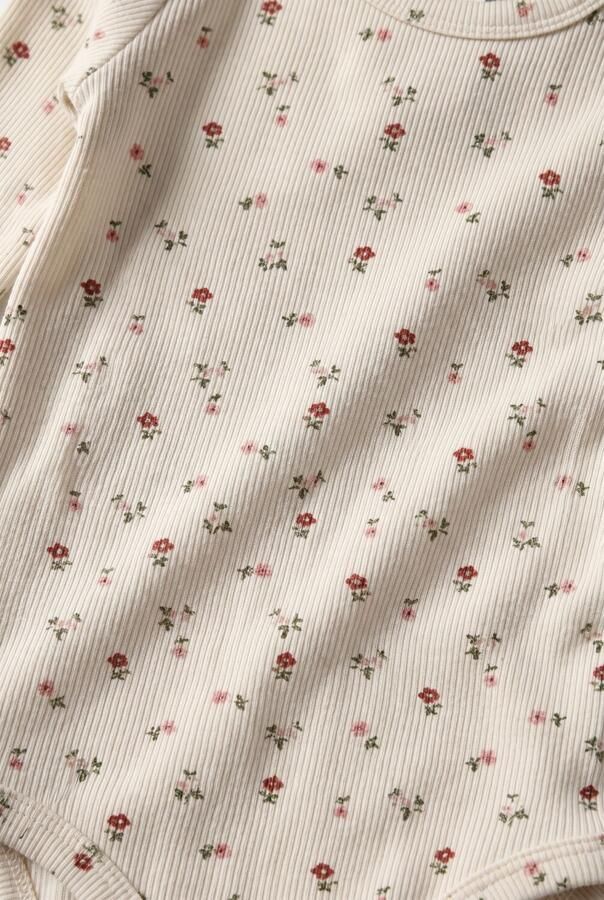 LIL' ATELIER Baby Rompers Nbfgago Ls Slim Body Lil Noos Ecru - Foto 2