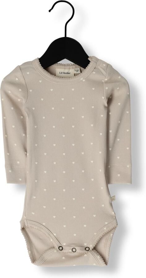 LIL' ATELIER Baby Rompers Nbfgago Ls Slim Body Lil Noos Lichtroze - Foto 3