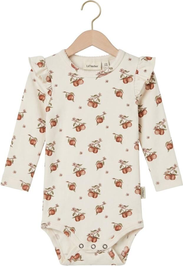 LIL' ATELIER Baby Rompers Nbfgayo Kep Ls Slim Body Lil Ecru