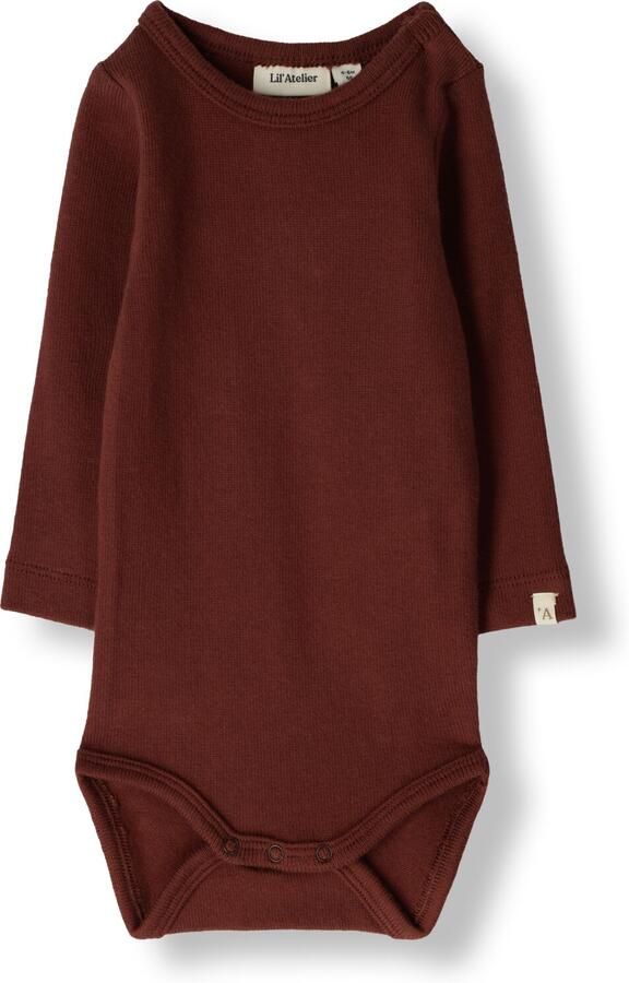 LIL' ATELIER Baby Rompers Nbfthora Hir Ls Slim Body Lil Bordeaux - Foto 3