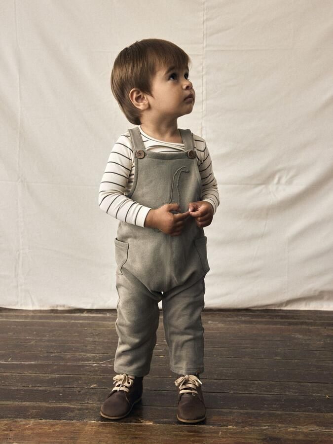 LIL' ATELIER Baby Rompers Nbmgeo Lim Ls Slim Body Lil Ecru