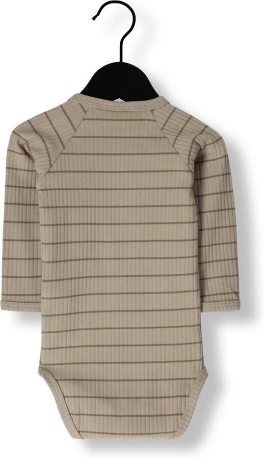 LIL' ATELIER Baby Rompers Nbmkail Ls Slim Body Lil Noos Beige