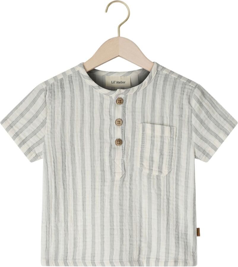 LIL' ATELIER Baby Tops & T-shirts Nbmhagi Ss Loose Shirt Lil Ecru