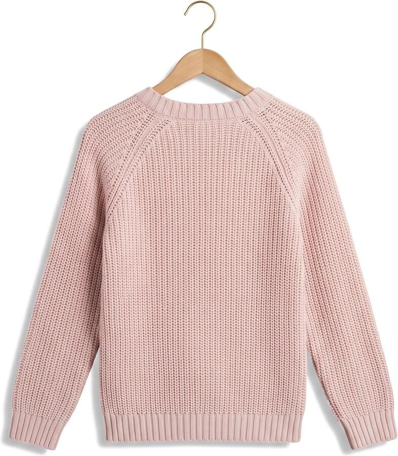 LIL' ATELIER Baby Truien & Vesten Nbfemlen Emb Ls Knit Lil Roze - Foto 2