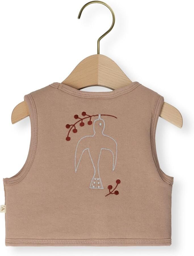 LIL' ATELIER Baby Truien & Vesten Nbfjobo Tia Loose Sweat Vest Pad Lil Zand - Foto 2