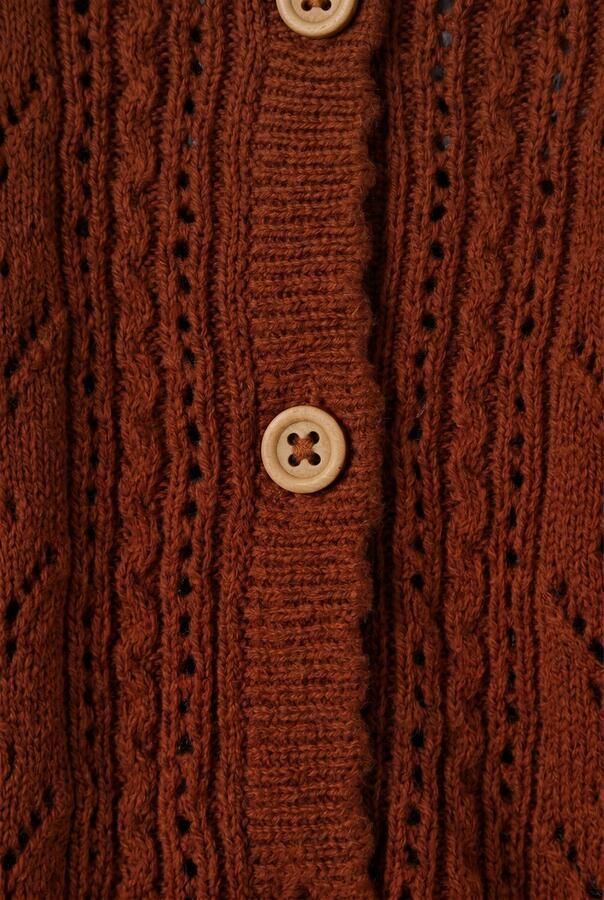 LIL' ATELIER Baby Truien & Vesten Nbfkajsa Kas Ls Knit Card Lil Bruin - Foto 2