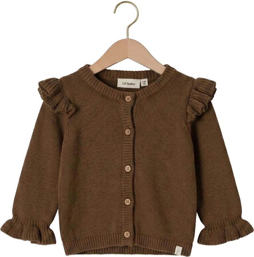 LIL' ATELIER Baby Truien & Vesten Nbfkopa Ls Knit Card Lil Bruin