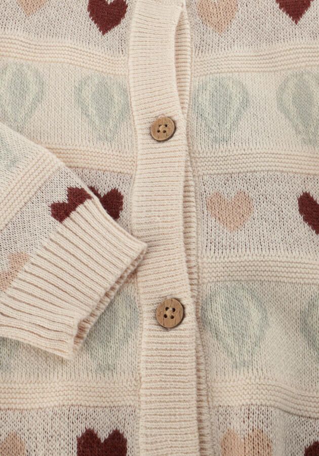 LIL' ATELIER Baby Truien & Vesten Nbflamai Kny Ls Knit Card Lil Creme - Foto 2