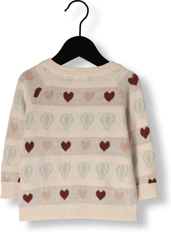 LIL' ATELIER Baby Truien & Vesten Nbflamai Kny Ls Knit Card Lil Creme