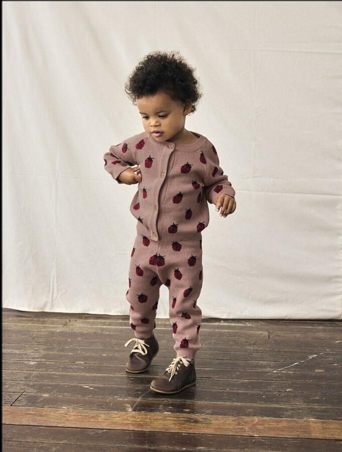 LIL' ATELIER Baby Truien & Vesten Nbflulio Knit Card Lil Lichtroze