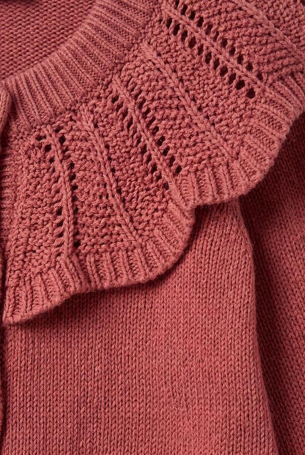 LIL' ATELIER Baby Truien & Vesten Nbfnoda Ls Knit Card Lil Roze