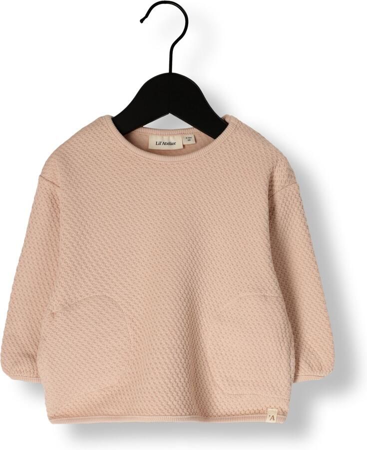 LIL' ATELIER Baby Truien & Vesten Nbfnoella Ls Oversize Sweat Lil Lichtroze - Foto 2