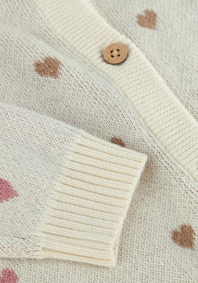 LIL' ATELIER Baby Truien & Vesten Nbfsaran Ls Knit Card Heart Lil Creme - Foto 2