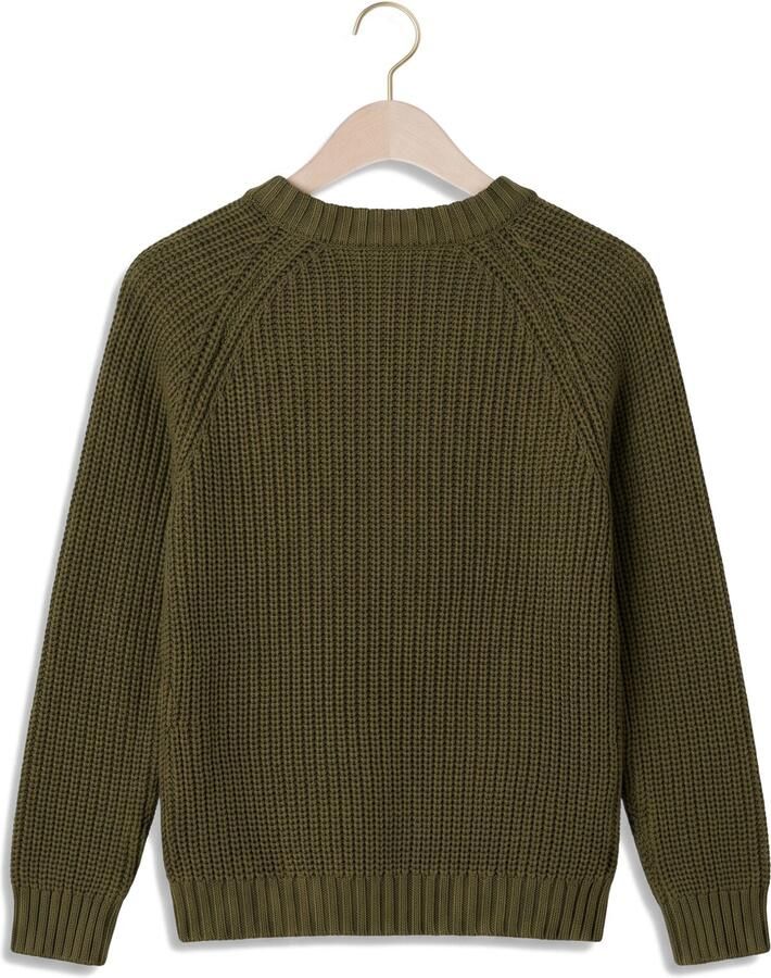 LIL' ATELIER Baby Truien & Vesten Nbmemlen Emb Ls Knit Lil Groen - Foto 2