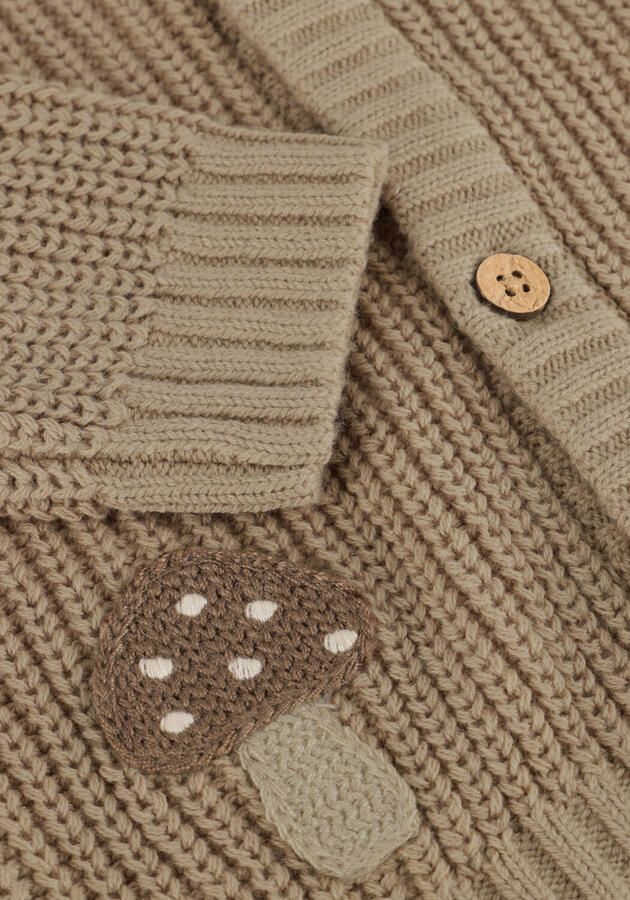 LIL' ATELIER Baby Truien & Vesten Nbmemlen Lak Ls Knit Card Lil Beige