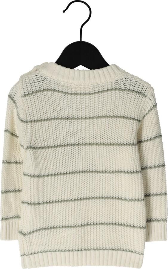 LIL' ATELIER Baby Truien & Vesten Nbmemlen Ls Knit Stripe Lil Creme - Foto 3