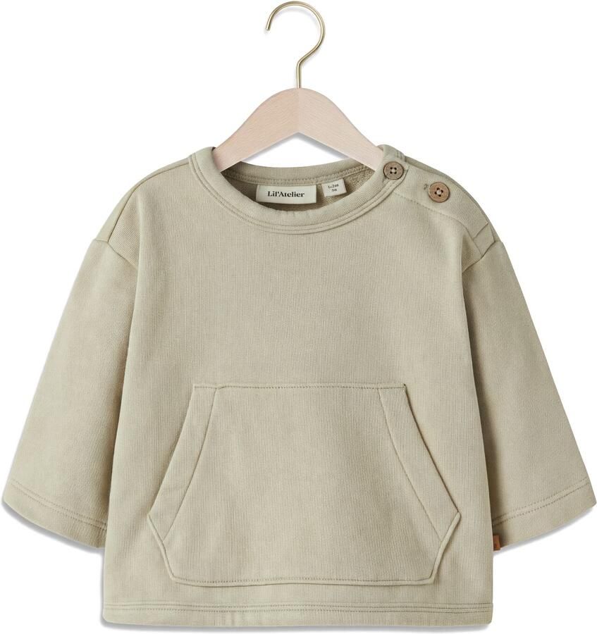 LIL' ATELIER Baby Truien & Vesten Nbmilondon Rea Ls Loose Sweat Bru Lil Beige