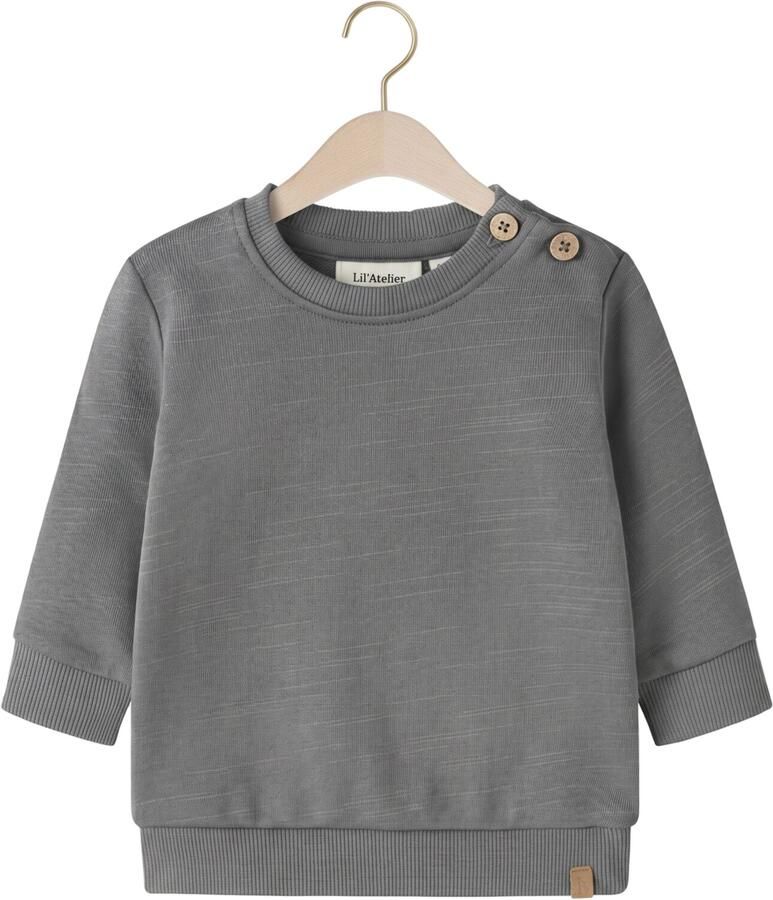 LIL' ATELIER Baby Truien & Vesten Nbmkavens Ls Loose Sweat Lil Grijs