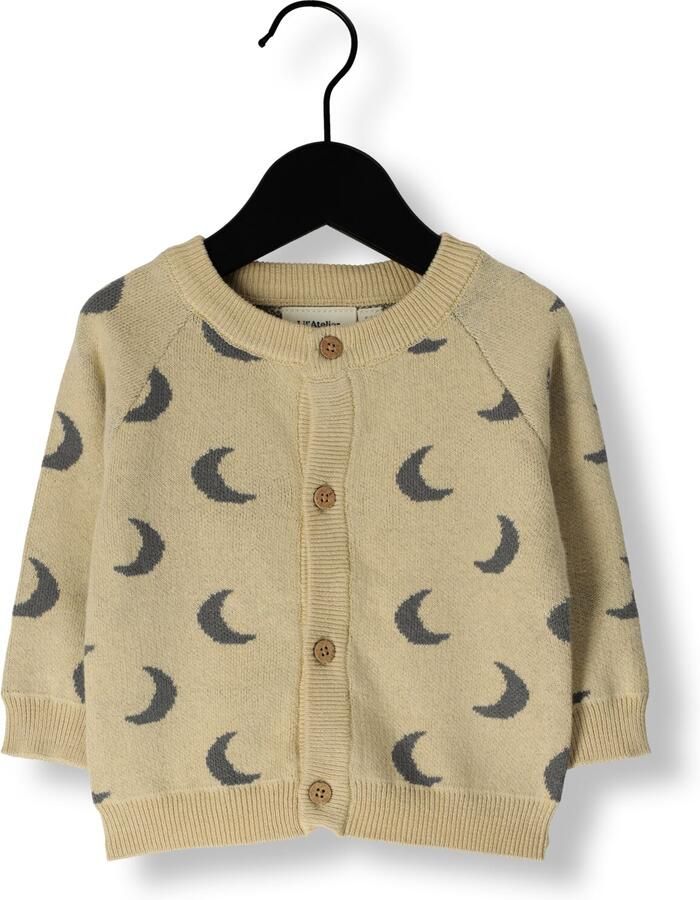 LIL' ATELIER Baby Truien & Vesten Nbmlulio Knit Card Lil Creme - Foto 3