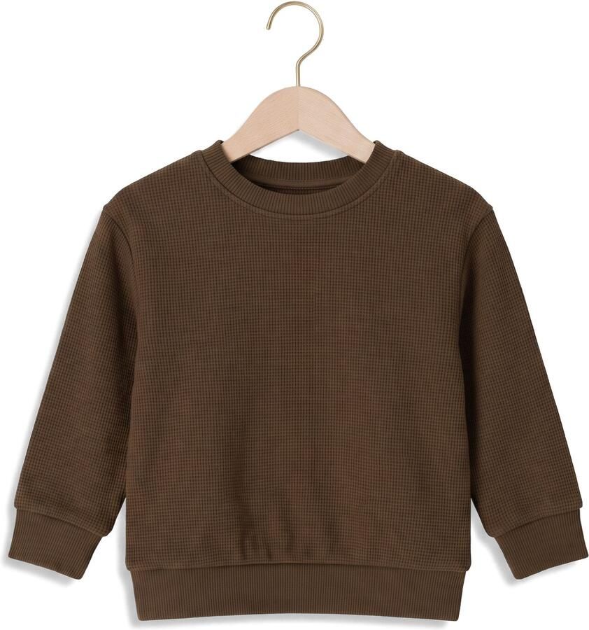 LIL' ATELIER Baby Truien & Vesten Nbmnaffel Loose Sweat Lil Bruin - Foto 2