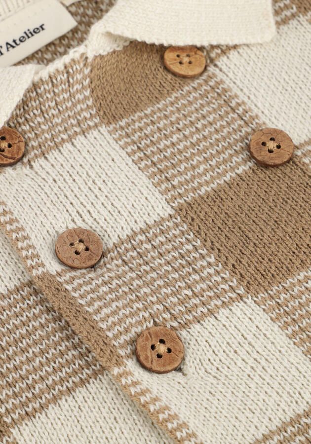 LIL' ATELIER Baby Truien & Vesten Nbmrobo Ls Loose Knit Card Lil Multi - Foto 2