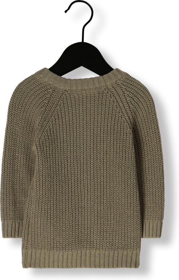 LIL' ATELIER Baby Truien & Vesten Nbnemlen Ls Knit Card Lil Noos Khaki - Foto 2