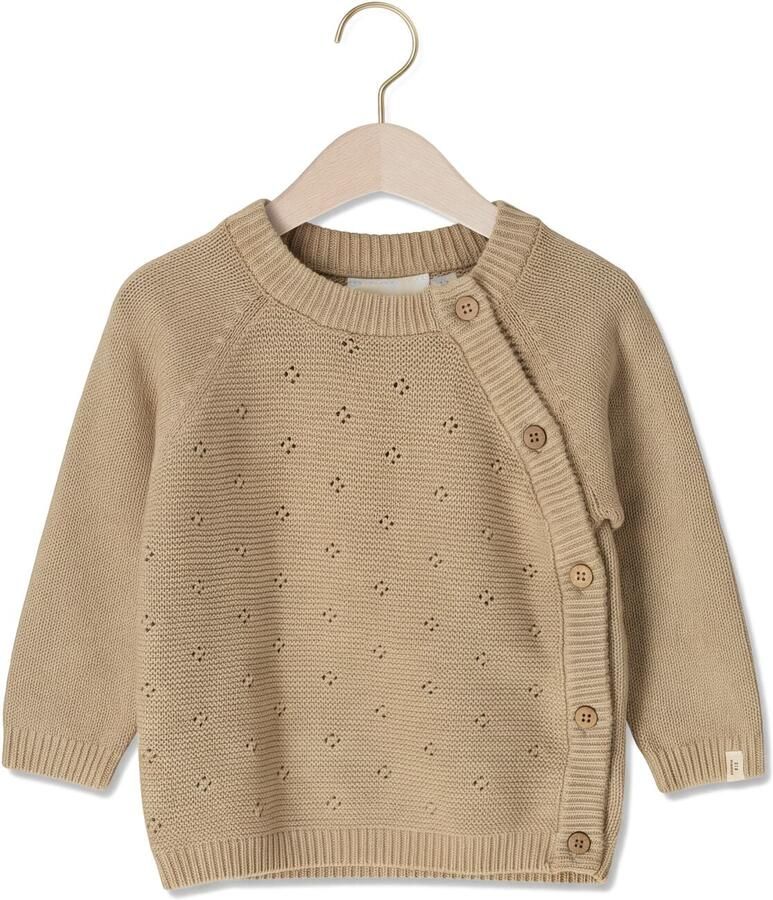LIL' ATELIER Baby Truien & Vesten Nbnlaguna Ls Wrap Knit Lil Beige