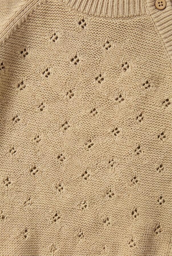 LIL' ATELIER Baby Truien & Vesten Nbnlaguna Ls Wrap Knit Lil Beige - Foto 3