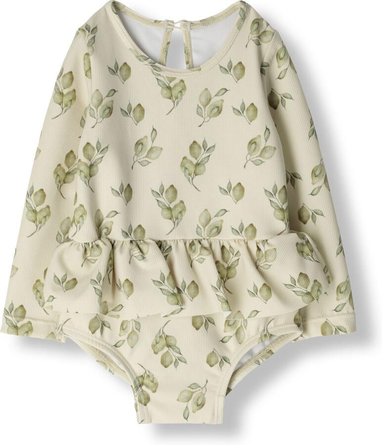 LIL' ATELIER Baby Zwemkleding Nbffloria Ls Swimsuit Lil Beige - Foto 3