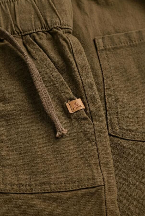 LIL' ATELIER Jongens Broeken Nmmfrederik Loose Shorts Lil Olijf