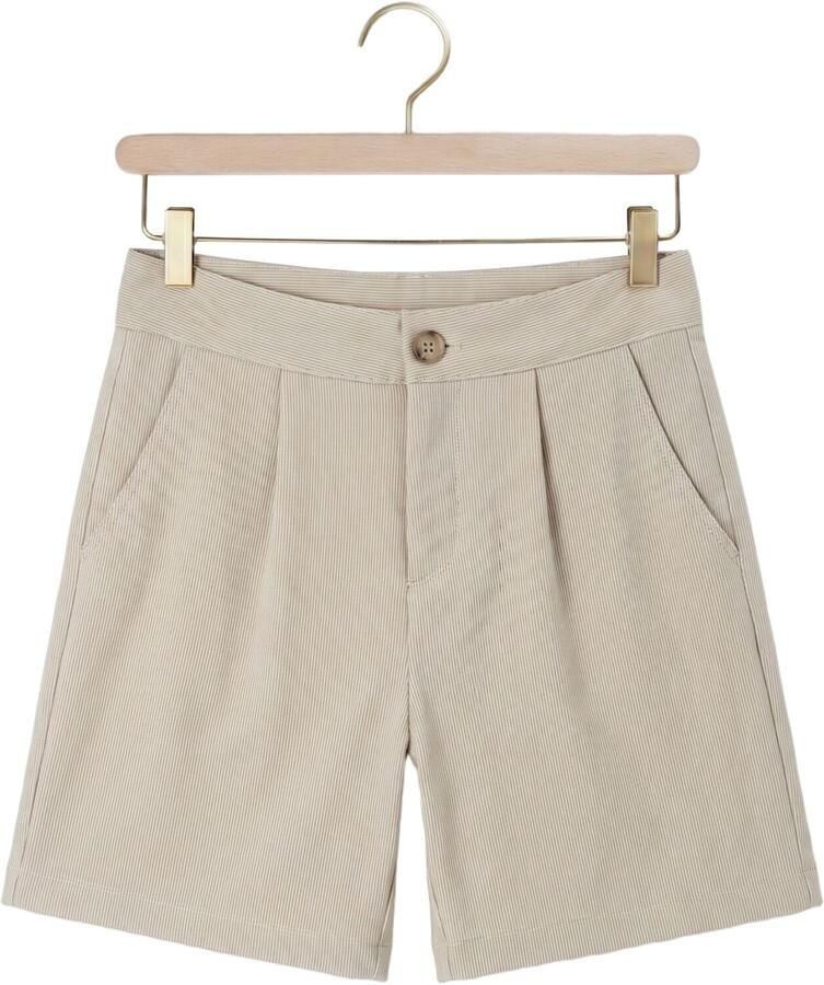 LIL' ATELIER MINI barrel regular waist casual short beige