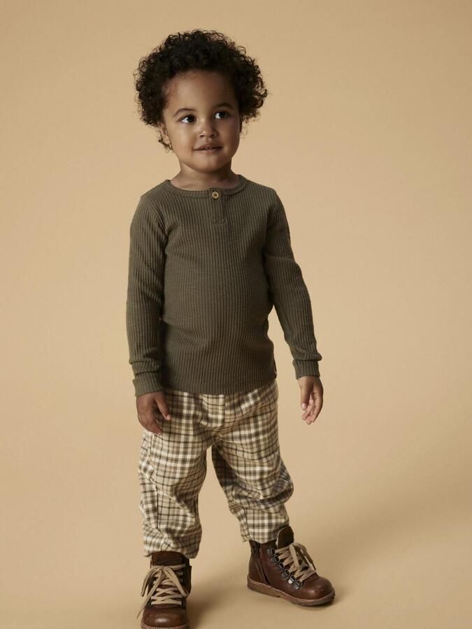 LIL' ATELIER Jongens Broeken Nmmrebel Baggy Pant Lil Beige