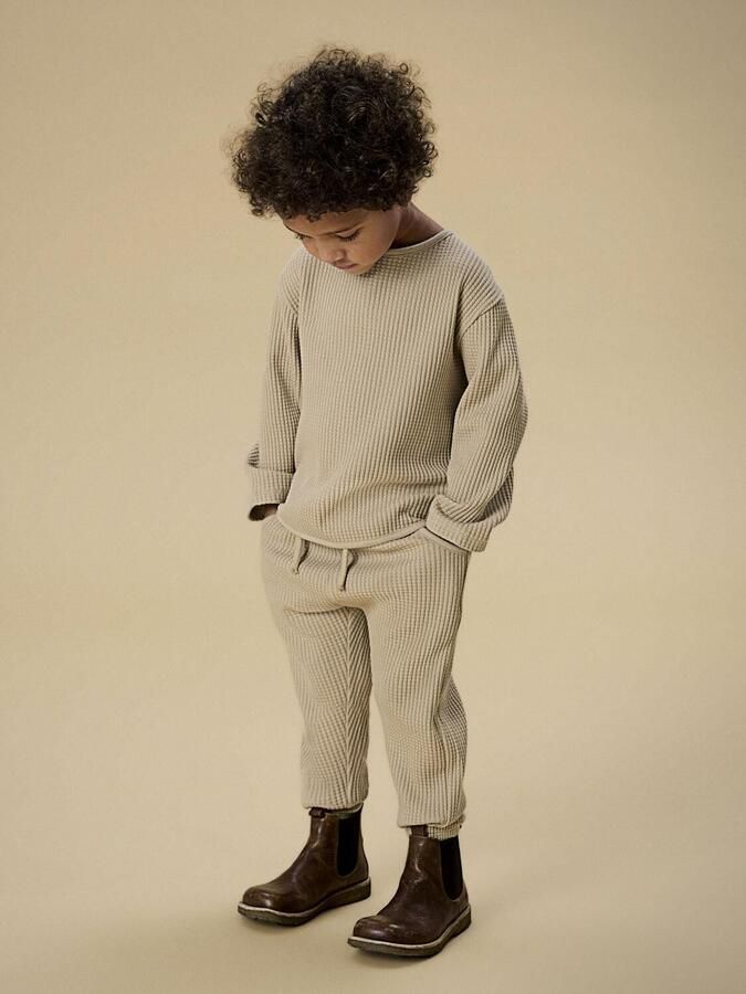 LIL' ATELIER Jongens Broeken Nmmtanko Sweat Pant Lil Zand - Foto 2