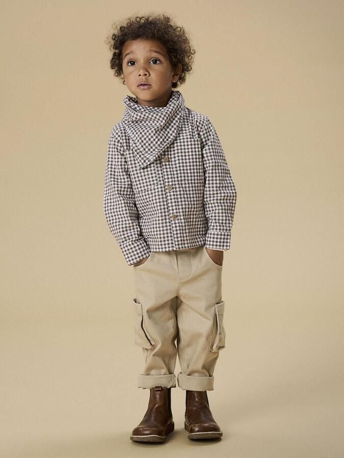 LIL' ATELIER Jongens Broeken Nmmtaru Loose Twill Pant 1177 Zand - Foto 2