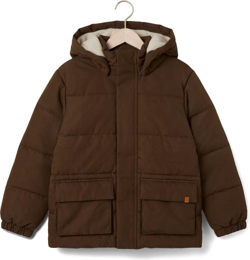 LIL' ATELIER Jongens Jassen Nmmlamedow03 Puffer Jkt Fo Lil Bruin