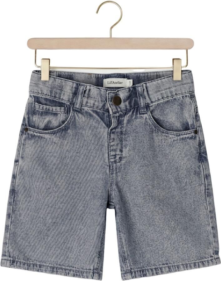 LIL' ATELIER Jongens Jeans Nmmfunda Loose Dnm Shorts 5552-fd Lil Lichtblauw