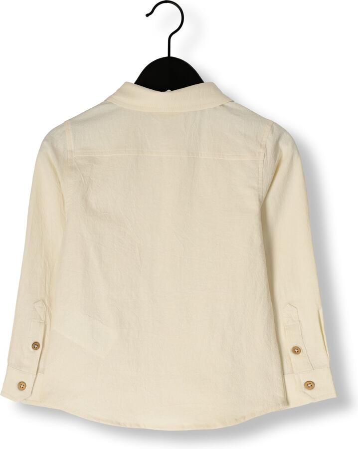 LIL' ATELIER Jongens Overhemden Nmmhadam Ls Shirt Lil Ecru