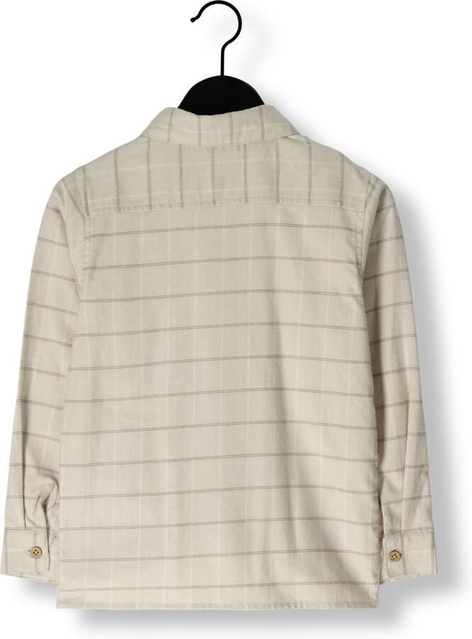 LIL' ATELIER Jongens Overhemden Nmmnadim Ls Shirt Lil Ecru