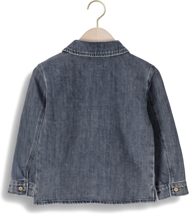 LIL' ATELIER Jongens Overhemden Nmmobello Ls Loose Overshirt 1144-se Lil Blauw - Foto 2