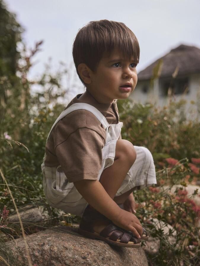 LIL' ATELIER Jongens Polo's & T-shirts Nmmdolan Len Ss Loose Top Lil Bruin - Foto 3